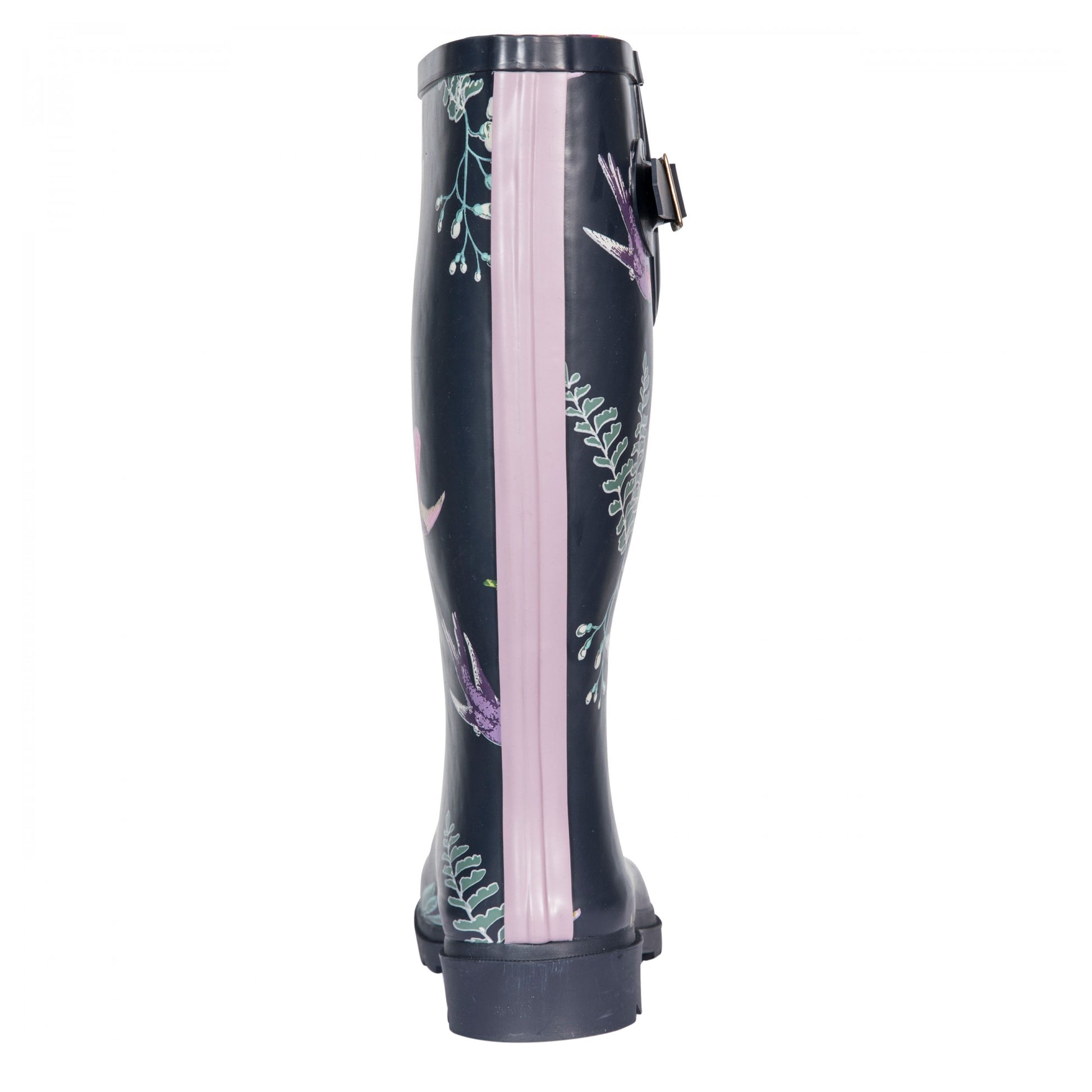 Humming Bird Print - Side - Trespass Womens-Ladies Elena Wellington Boots