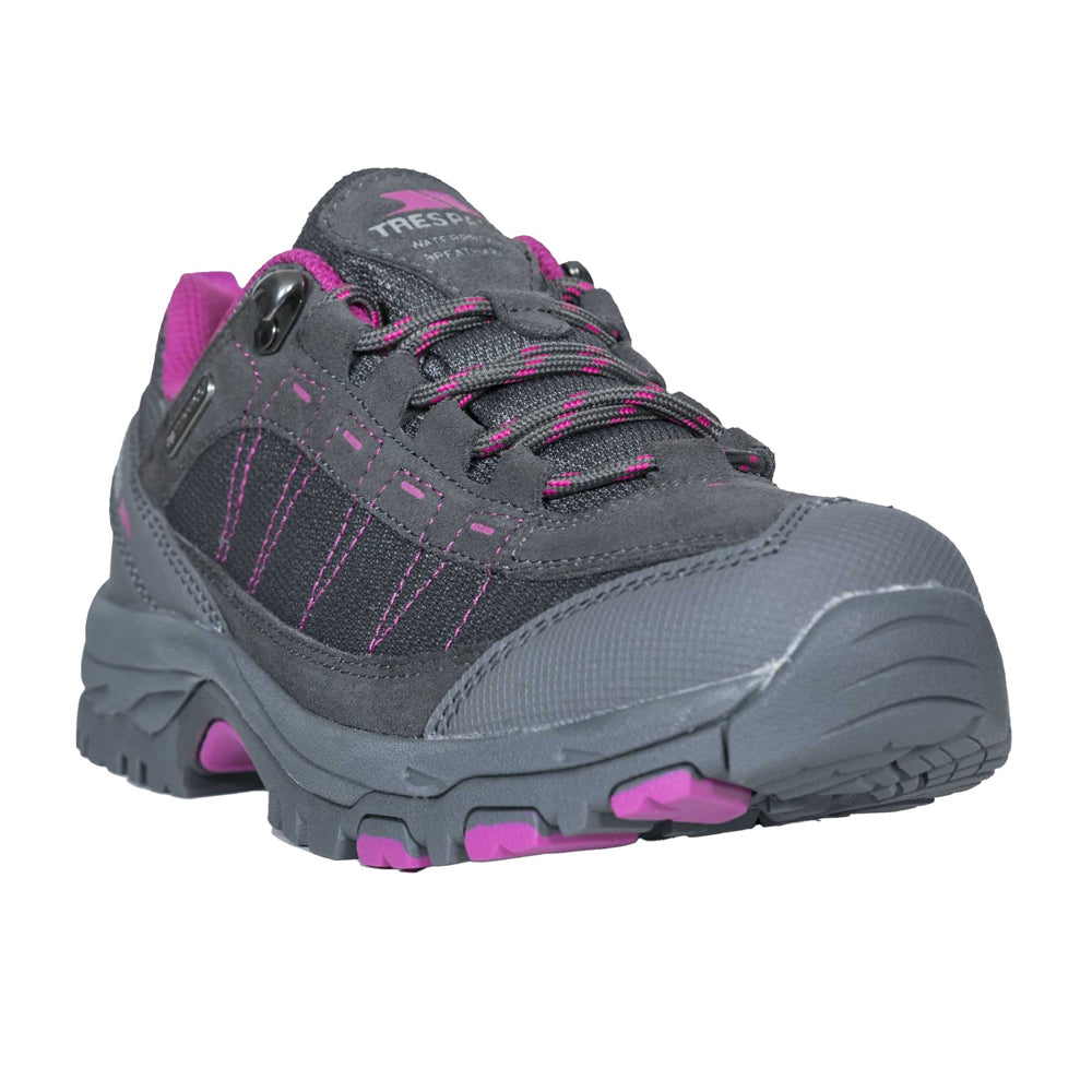 Castle - Pack Shot - Trespass Womens-Ladies Scree Lace Up Technical Walking Shoes