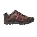 Coffee - Front - Trespass Womens-Ladies Fell Lightweight Walking Shoes