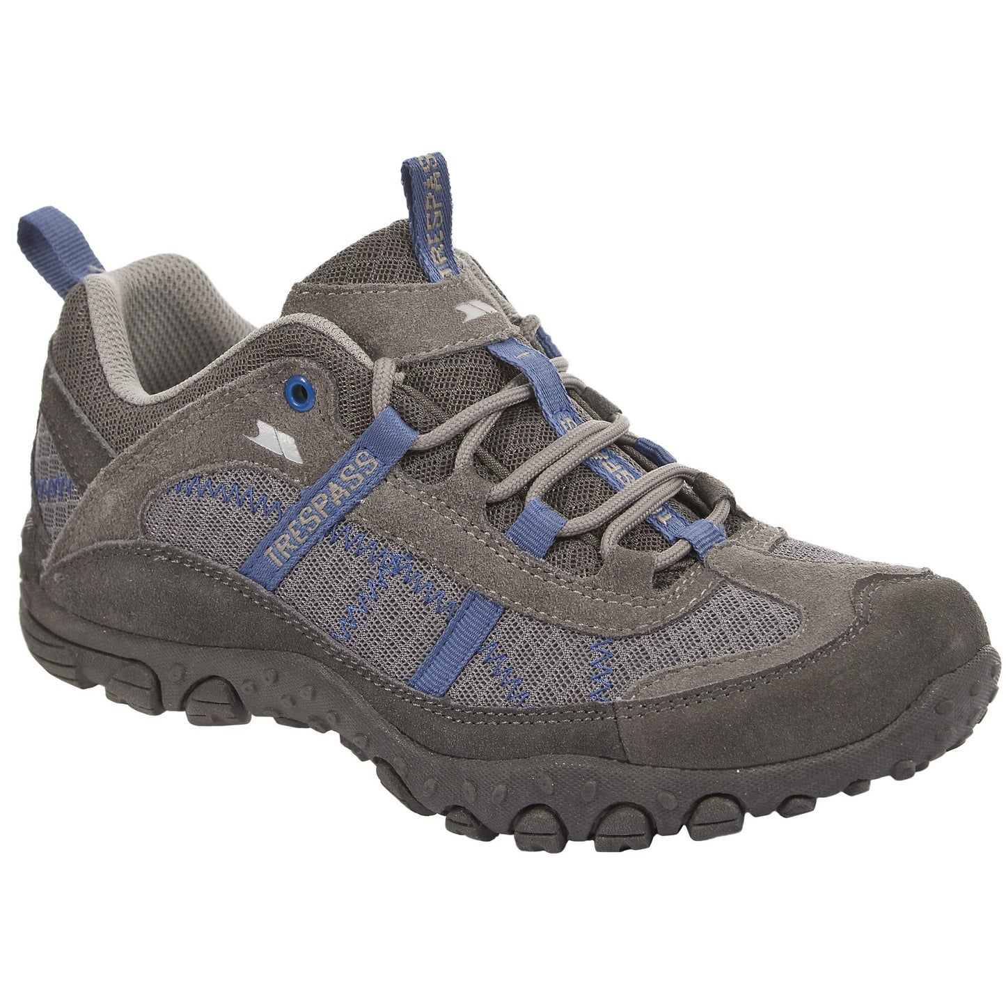 Steel - Front - Trespass Womens-Ladies Fell Lightweight Walking Shoes