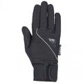 Black - Side - Trespass Womens-Ladies Whiprey Waterproof Active Sport Gloves