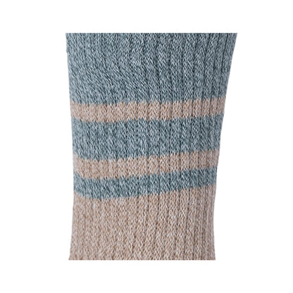 Spruce Green-Dark Cherry - Pack Shot - Trespass Womens-Ladies Hadley Hiking Boot Socks (2 Pairs)