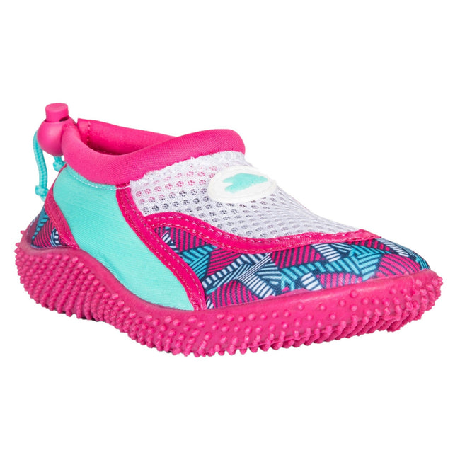 Pink Lady Print - Side - Trespass Childrens Girls Squidette Aqua Shoes