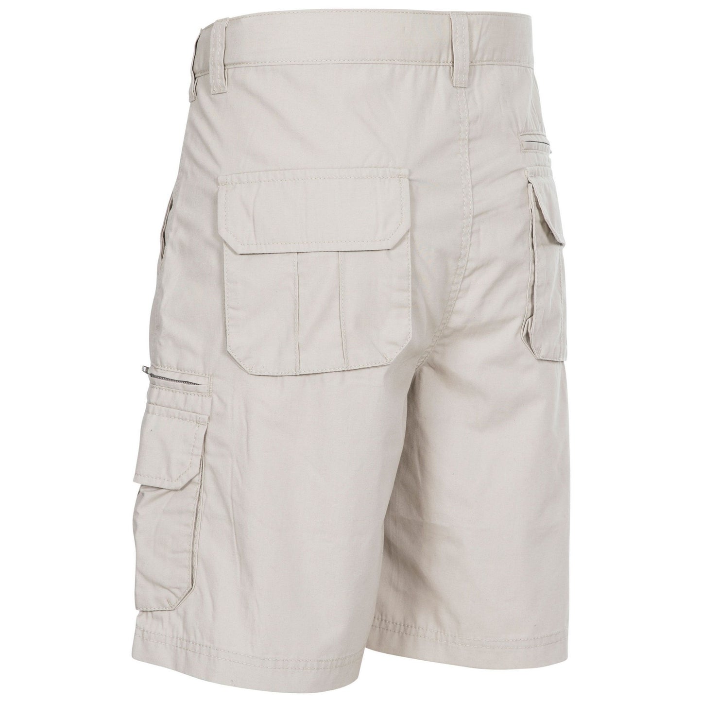Mushroom - Lifestyle - Trespass Mens Gally Water Repellent Hiking Cargo Shorts