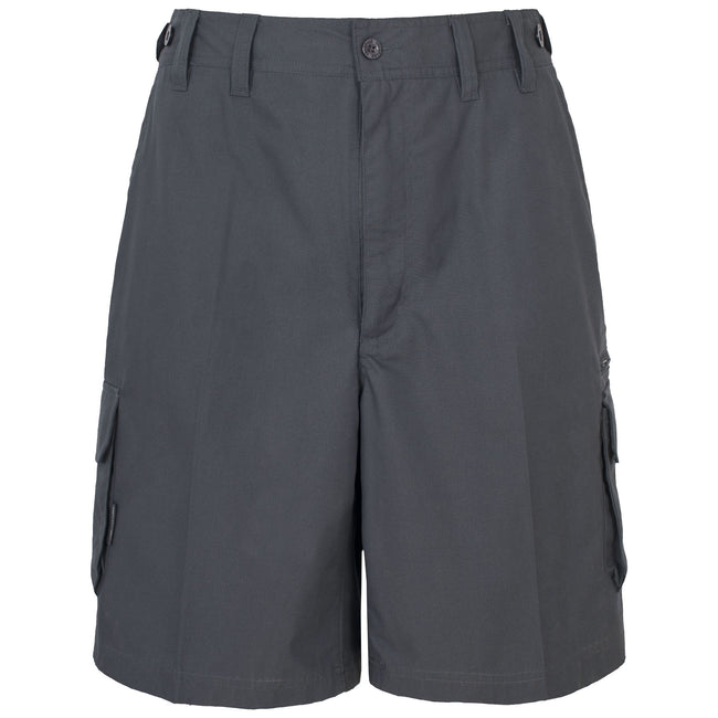 Graphite - Back - Trespass Mens Gally Water Repellent Hiking Cargo Shorts