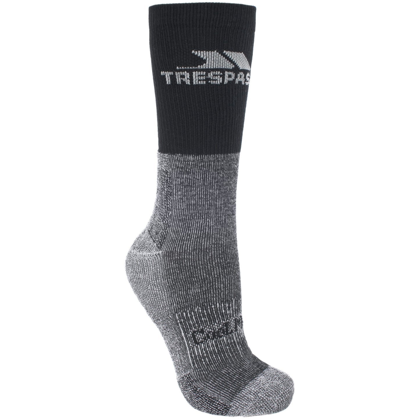 Black - Front - Trespass Mens Rizzoli Coolmax Hiking Socks