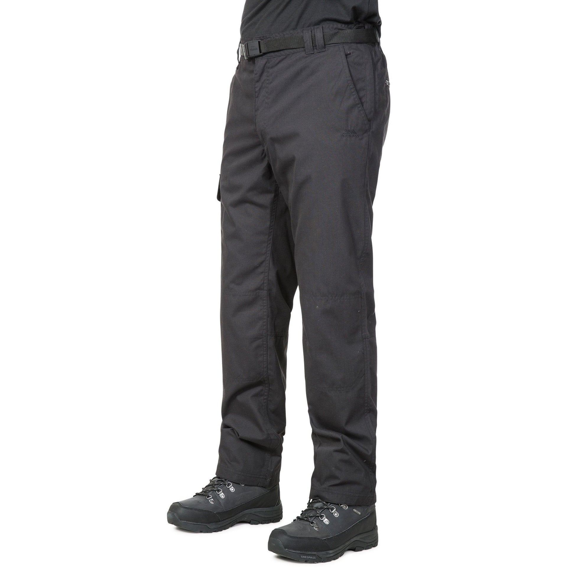 Black - Lifestyle - Trespass Mens Clifton Water Repellent Trousers