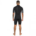 Black - Close up - Trespass Scuba Mens Short Wetsuit