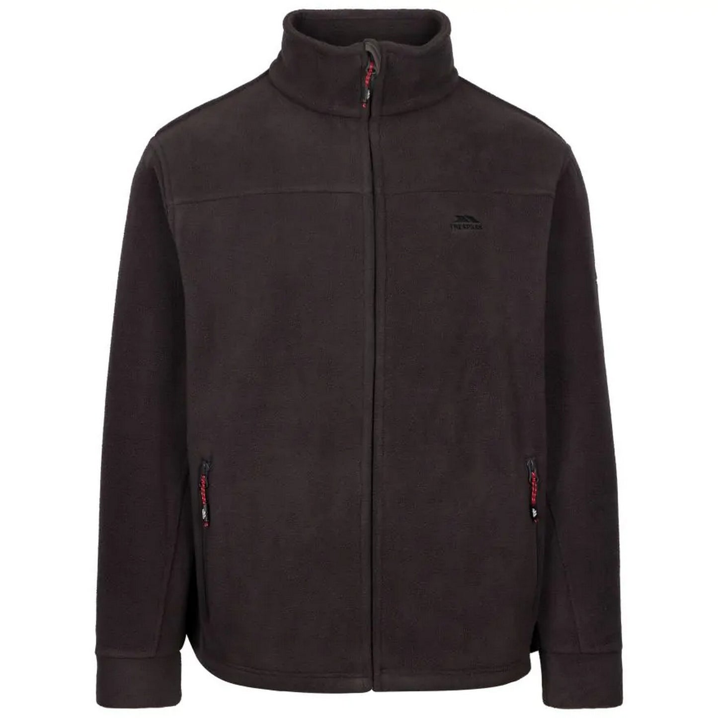 Carbon - Front - Trespass Mens Bernal Full Zip Fleece Jacket