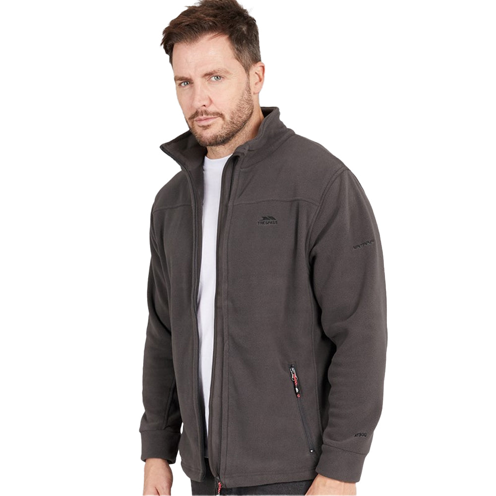 Carbon - Side - Trespass Mens Bernal Full Zip Fleece Jacket