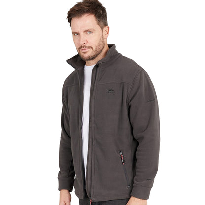 Carbon - Side - Trespass Mens Bernal Full Zip Fleece Jacket