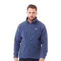 Navy - Side - Trespass Mens Bernal Full Zip Fleece Jacket