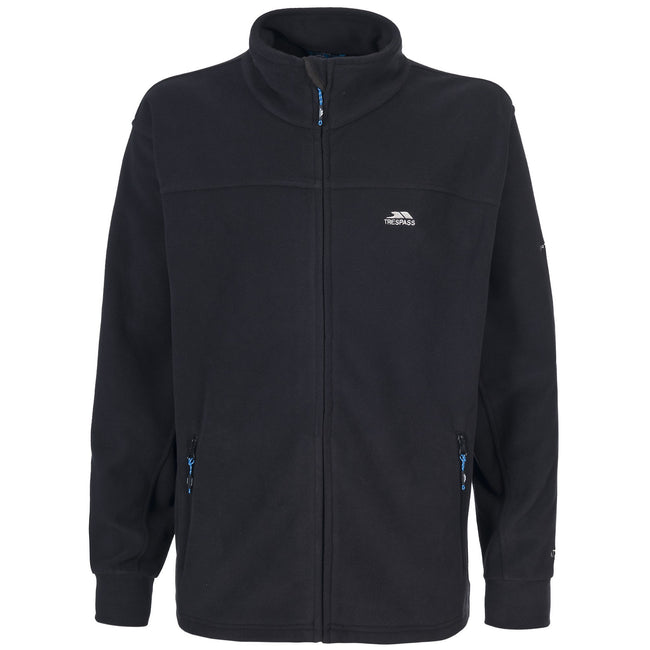 Black - Front - Trespass Mens Bernal Full Zip Fleece Jacket