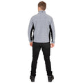 Platinum Stripe - Side - Trespass Mens Jynx Full Zip Fleece Jacket
