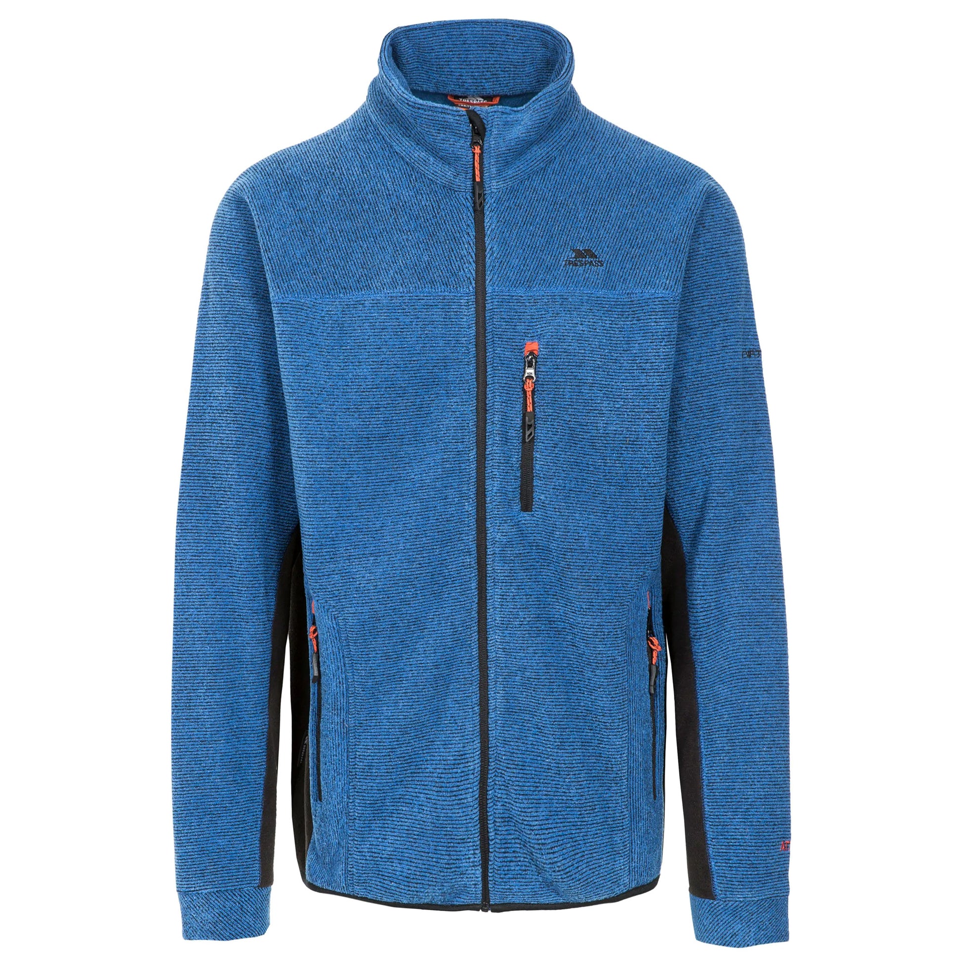 Blue - Front - Trespass Mens Jynx Full Zip Fleece Jacket