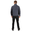 Navy Stripe - Side - Trespass Mens Jynx Full Zip Fleece Jacket