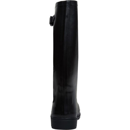 Black - Side - Trespass Recon X Mens Waterproof Rubber Wellington Boots