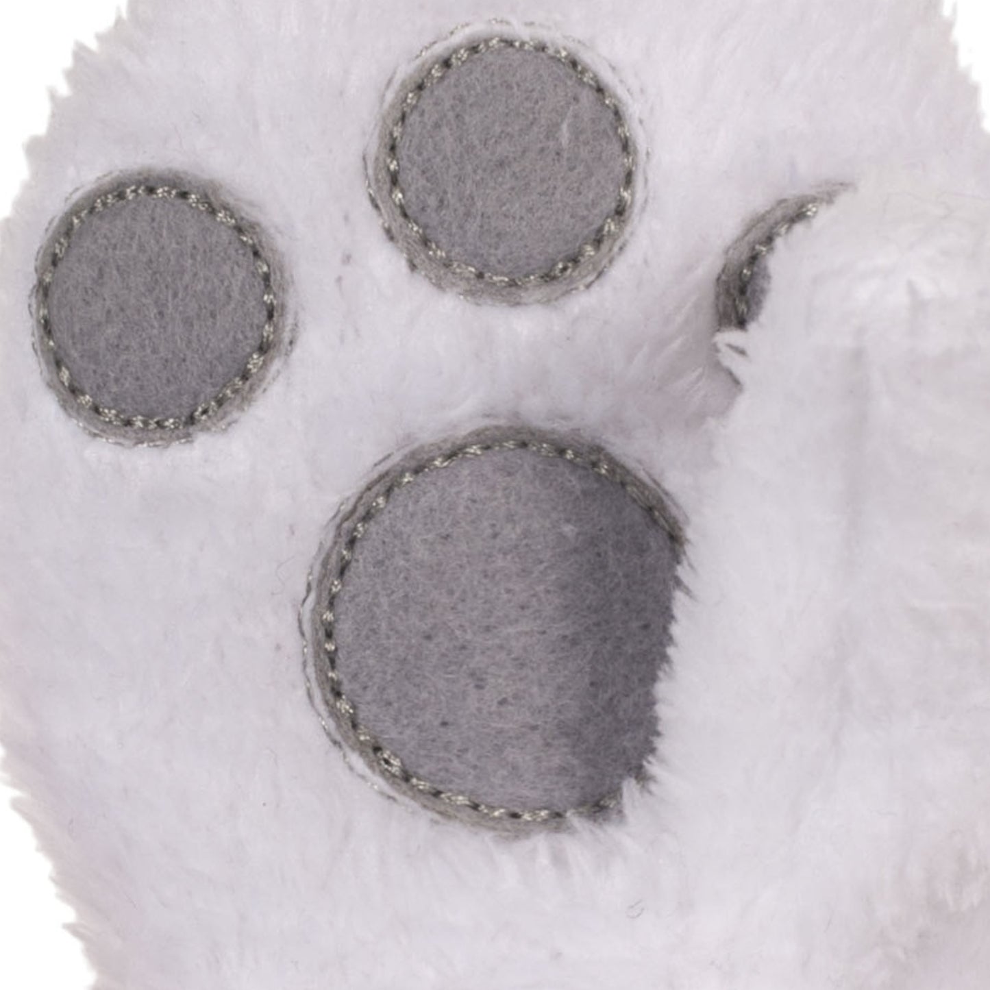 White - Back - Trespass Baby Unisex Floppity Winter Mittens