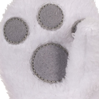 White - Back - Trespass Baby Unisex Floppity Winter Mittens