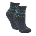 Graphite - Back - Trespass Childrens-Kids Twitcher Patterned Socks