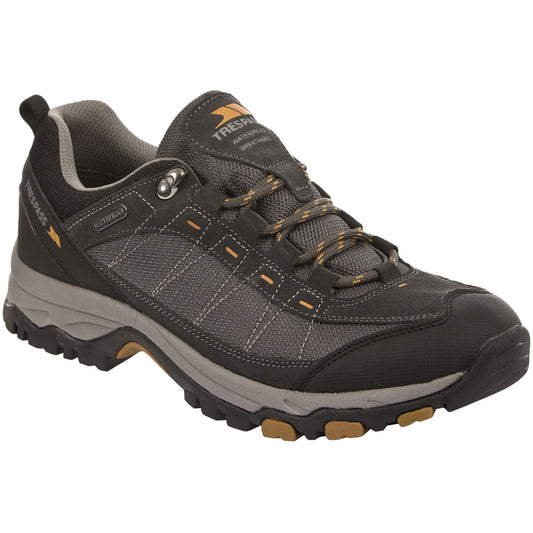 Castle - Front - Trespass Mens Scarp Waterproof Lace Up Trainers