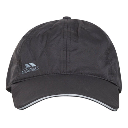 Black - Back - Trespass Mens Cosgrove Quick Dry Baseball Cap