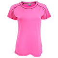 Hi-Vis Pink - Front - Trespass Womens-Ladies Mamo Short Sleeve Active T-Shirt