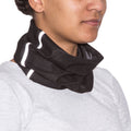 Black - Side - Trespass Mens Quay Multifunctional Neck Gaiter - Snood - Scarf