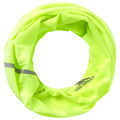 Hi Vis Yellow - Side - Trespass Mens Quay Multifunctional Neck Gaiter - Snood - Scarf