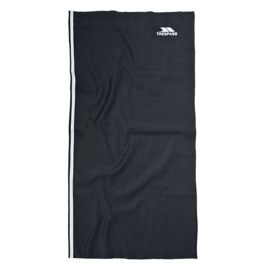 Black - Front - Trespass Mens Quay Multifunctional Neck Gaiter - Snood - Scarf