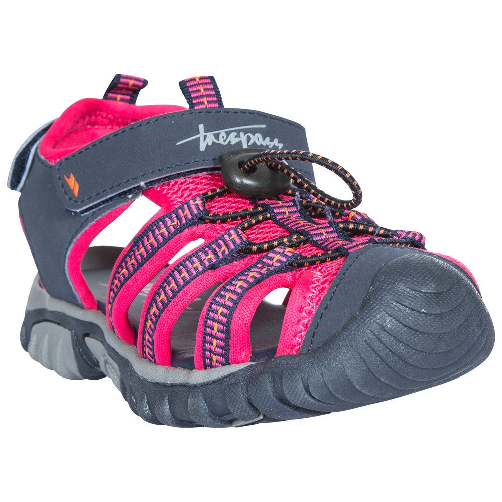 Heather Rose - Front - Trespass Childrens-Kids Nantucket Active Closed Toe Beach Sandals