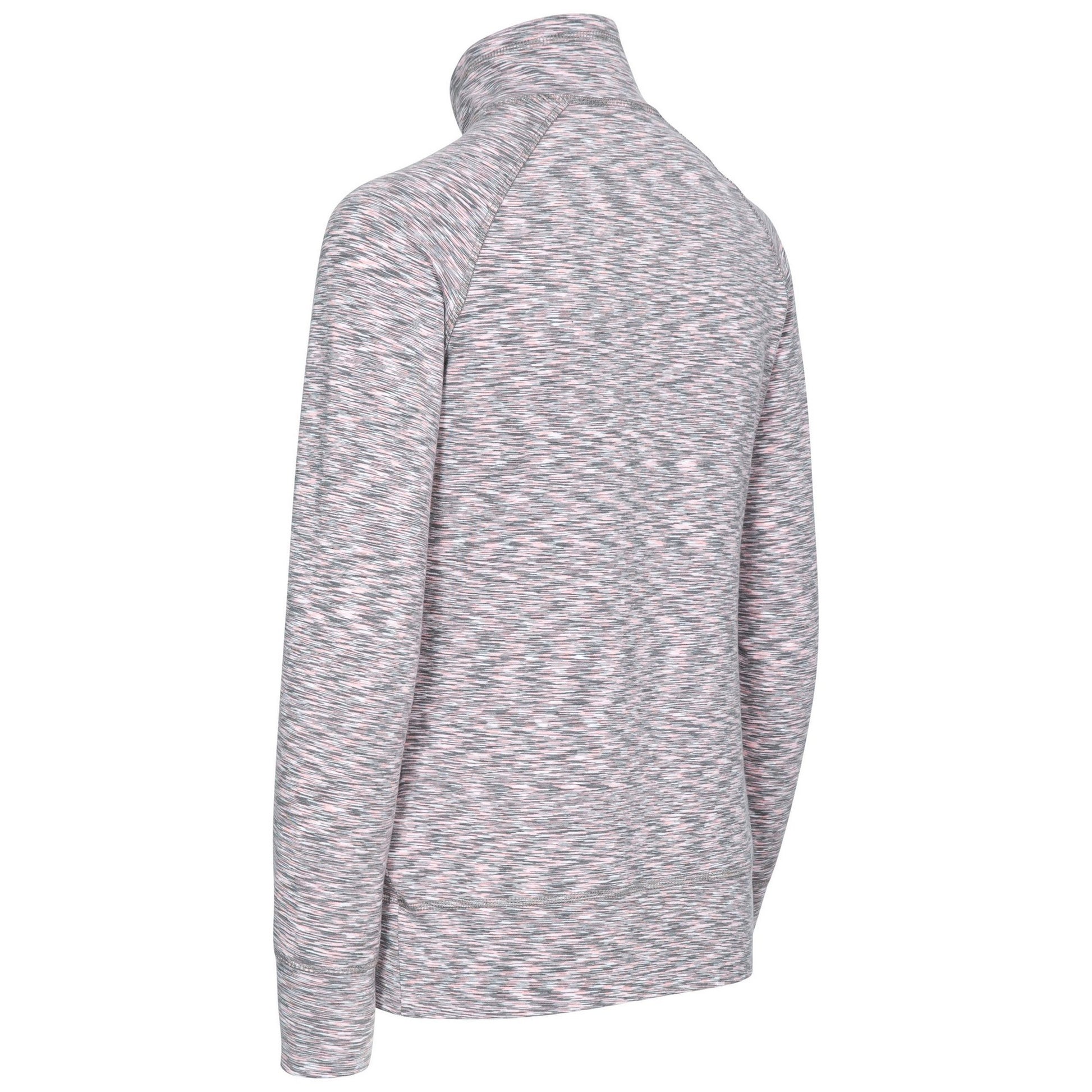 Cool Grey Marl - Back - Trespass Womens-Ladies Moxie Half Zip Fleece Top