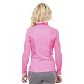 Hi-Vis Pink - Pack Shot - Trespass Womens-Ladies Ollog Half Zip Active Sports Top