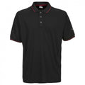 Black-Red - Front - Trespass Mens Bonington Short Sleeve Active Polo Shirt