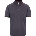 Dark Grey - Front - Trespass Mens Bonington Short Sleeve Active Polo Shirt