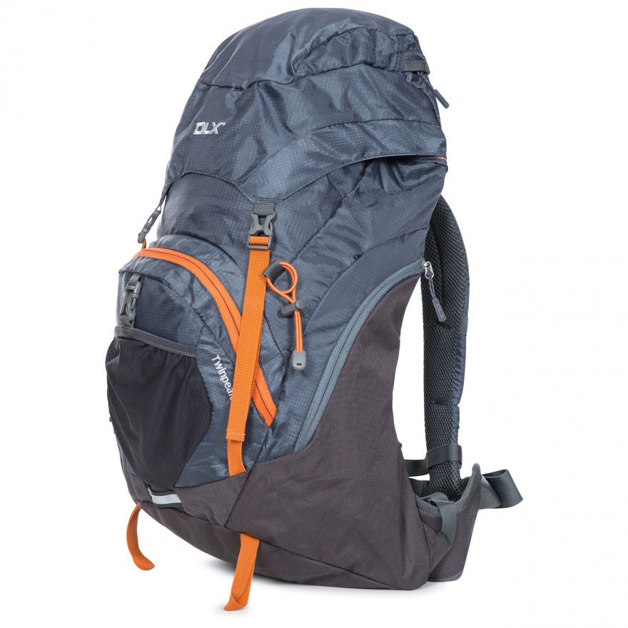 Flint - Side - Trespass Twinpeak 45 Litre DLX Hiking Rucksack-Backpack