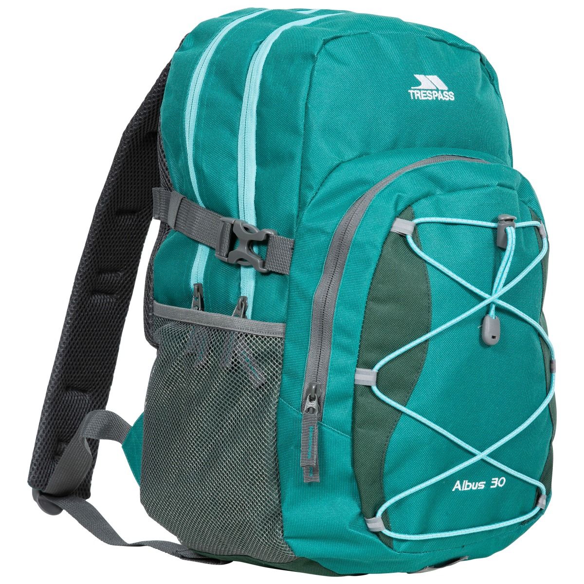 Ocean Green - Lifestyle - Trespass Albus 30 Litre Casual Rucksack-Backpack