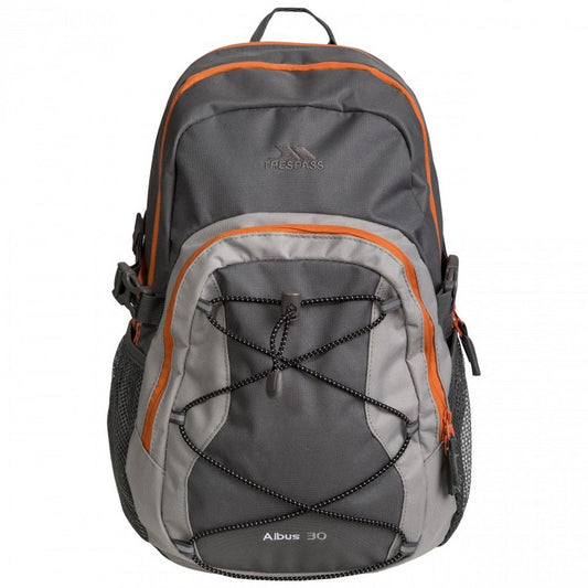 Flint - Front - Trespass Albus 30 Litre Casual Rucksack-Backpack