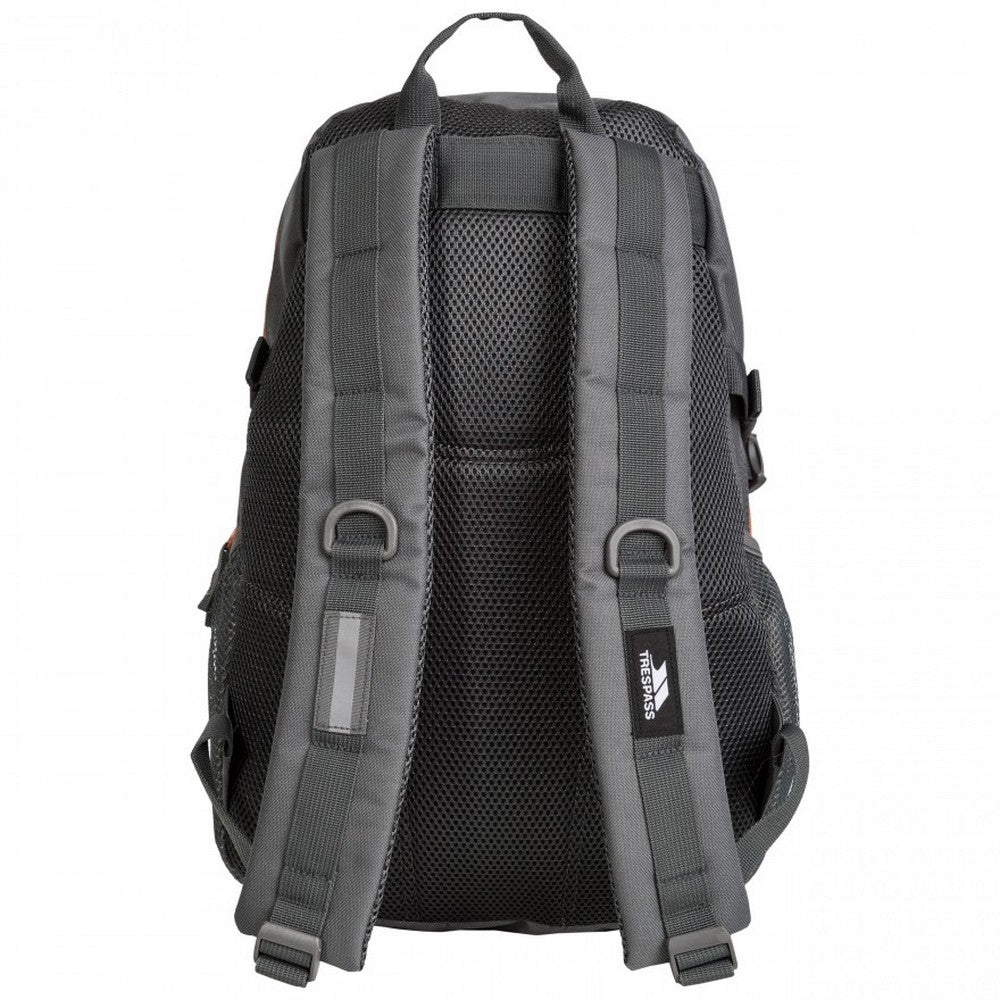 Flint - Back - Trespass Albus 30 Litre Casual Rucksack-Backpack