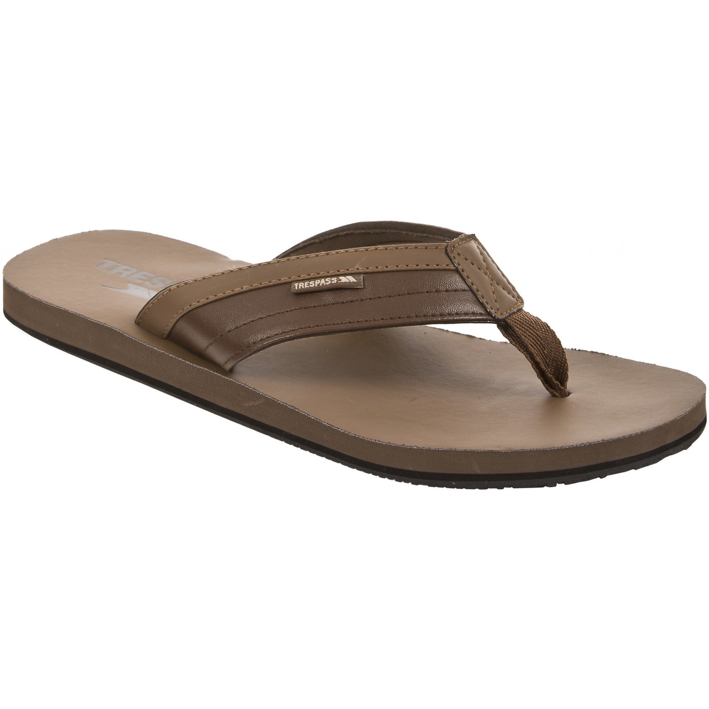 Cocoa - Front - Trespass Mens Scene Travel Summer Flip Flop