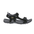 Black - Back - Trespass Mens Belay Walking Sandals