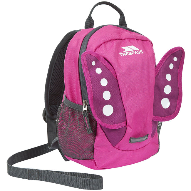 Pink - Front - Trespass Childrens-Kids Tiddler 3 Litre Backpack
