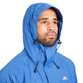 Blue - Pack Shot - Trespass Mens Corvo Hooded Full Zip Waterproof Jacket-Coat