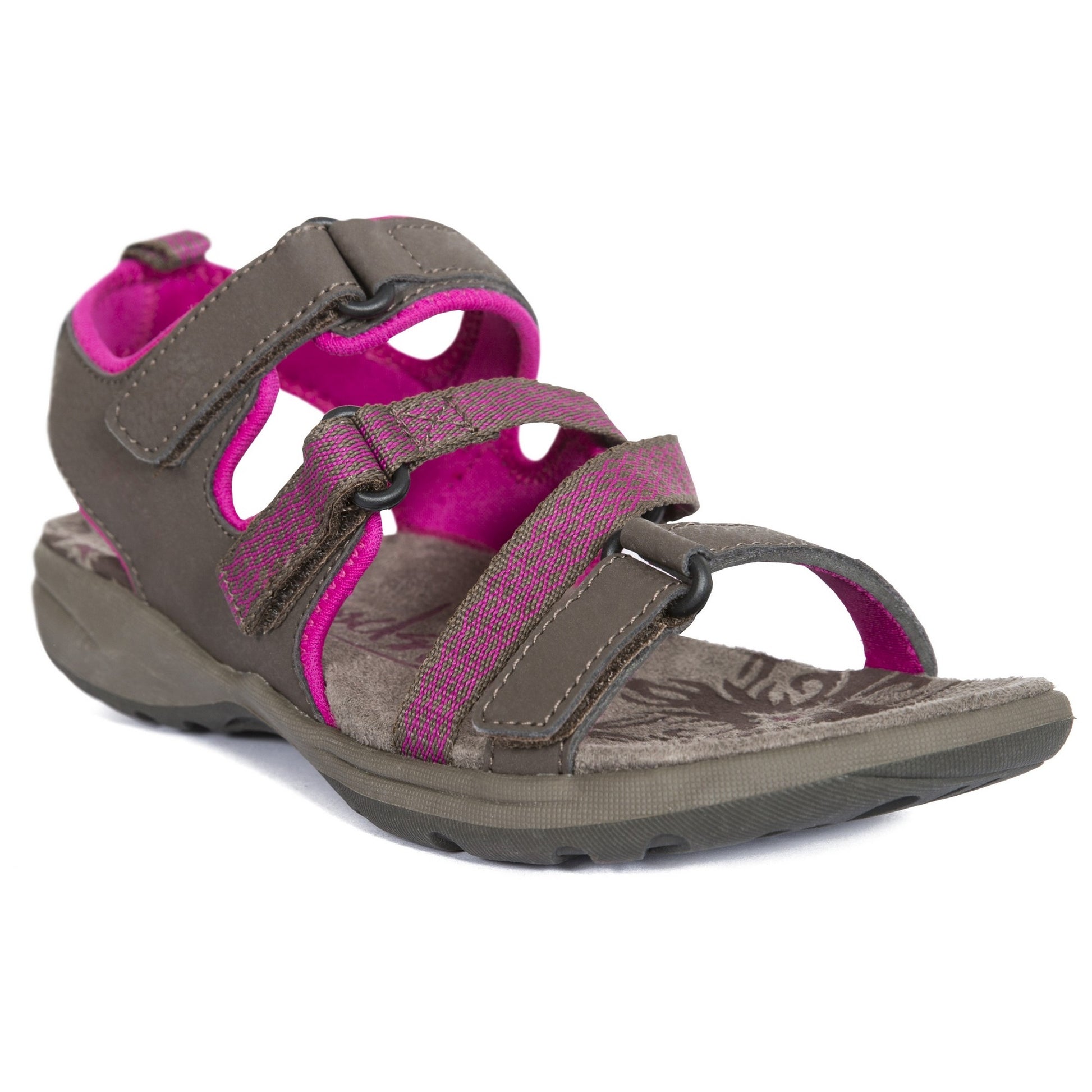 Peat - Front - Trespass Womens-Ladies Aerial Active Sandals
