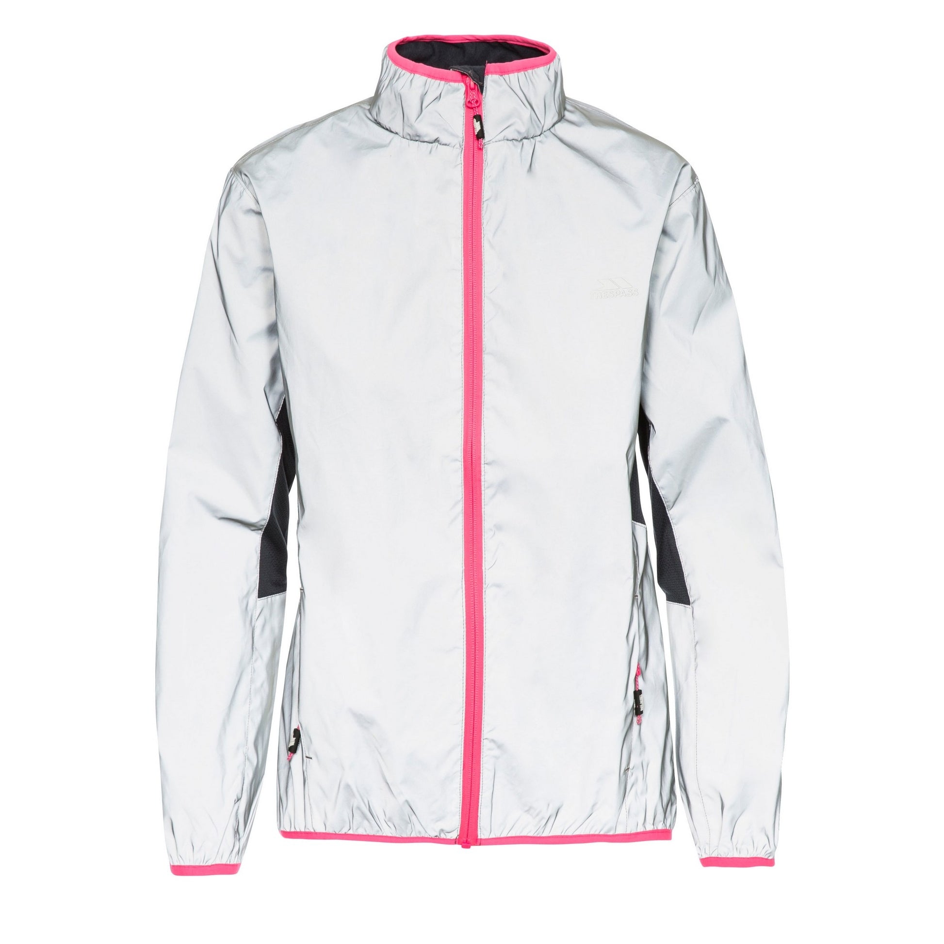 Silver Reflective - Side - Trespass Womens-Ladies Lumi Active Jacket