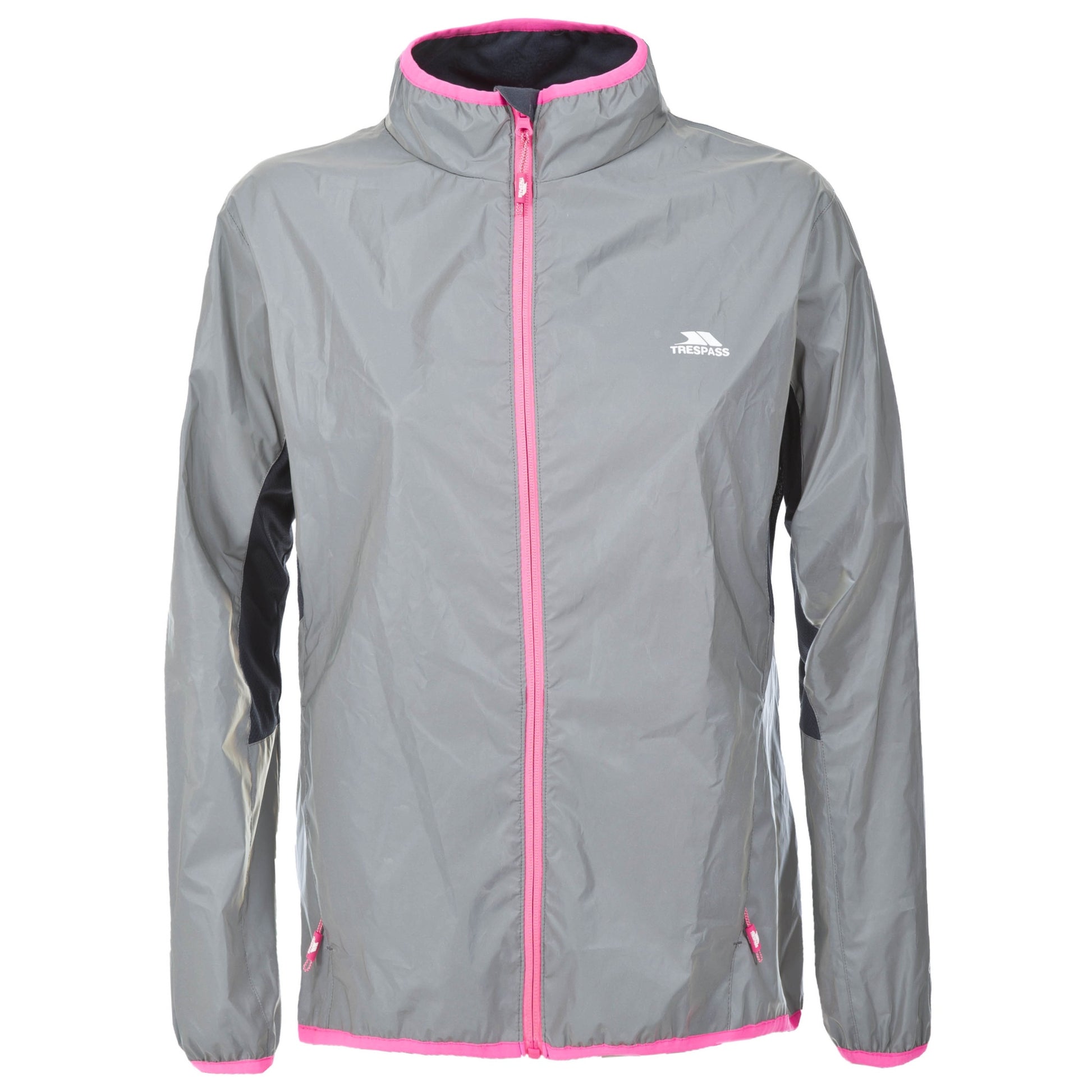 Silver Reflective - Front - Trespass Womens-Ladies Lumi Active Jacket