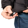 Black - Pack Shot - Trespass Womens-Ladies Letty Full Zip Up Down Jacket