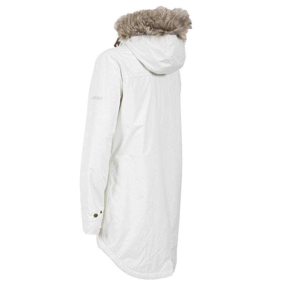 Ghost - Back - Trespass Womens-Ladies Clea Waterproof Parka
