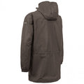 Khaki - Back - Trespass Mens Edwin Hooded Full Zip Waterproof Coat-Jacket