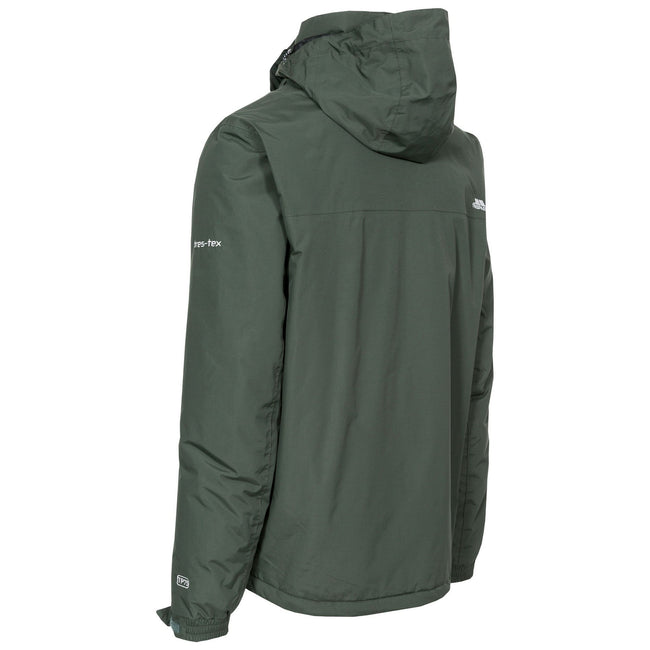 Olive - Lifestyle - Trespass Mens Donelly Waterproof Padded Jacket